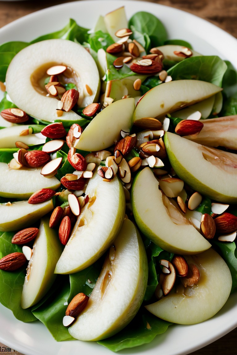 Pear and Almond Salad