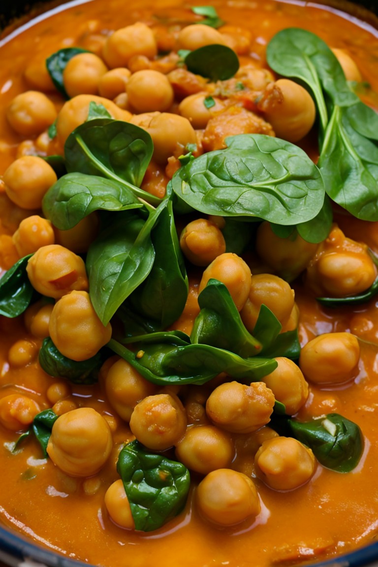 Spinach and Chickpea Curry